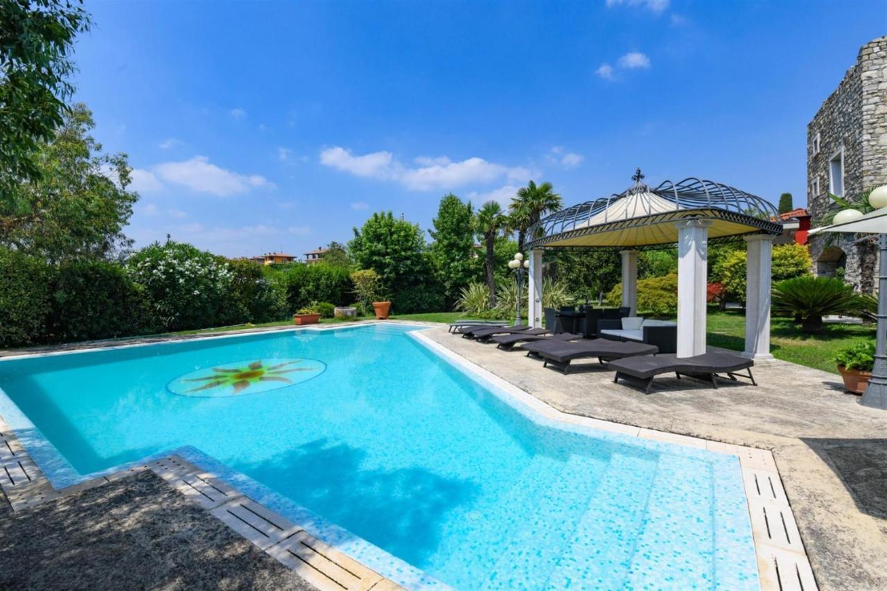 Private Luxury Villa With Pool Moniga del Garda Exterior photo
