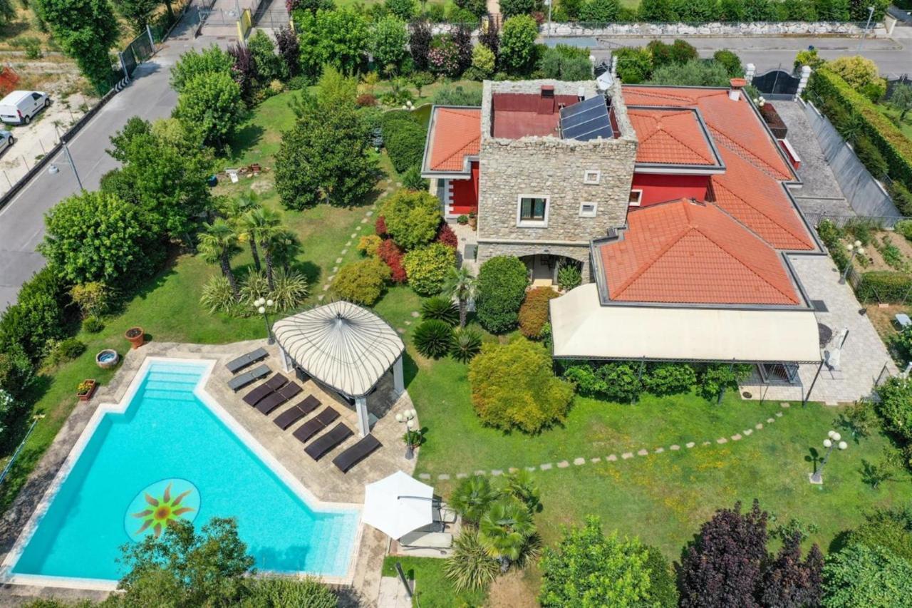 Private Luxury Villa With Pool Moniga del Garda Exterior photo